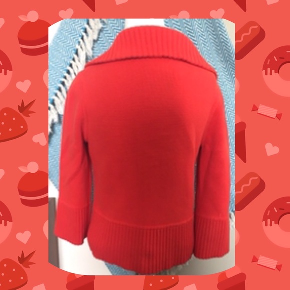 ❄️☃️Beautiful orange 🍊 J. Crew sweater☃️❄️ - Picture 7 of 8